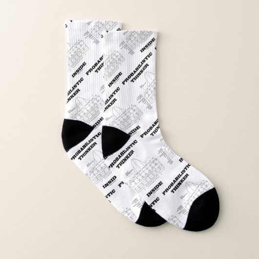 Probabilistic Thinker Inside Normal Distribution Socken (Paar)