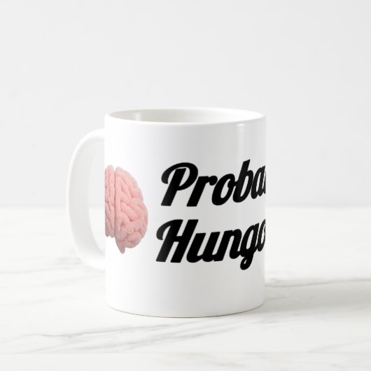 Probably Hungover | Sugar Brain Design Kaffeetasse (Vorderseite Links)
