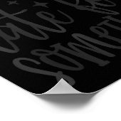 Probably Late For Soing, Funny Sarcastic Quotes Poster (Ecke)