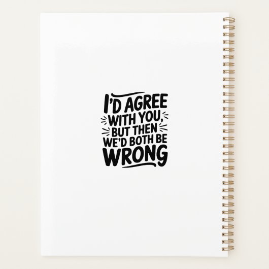 Probably late for something funny design planer (Rückseite)