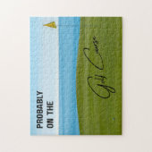 Probably on the Golf Course Golf Lovers Puzzle (Vertikal)