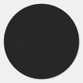 Probably Overstimulated,checkers Funny Gift Men, W Runder Aufkleber (Vorderseite)