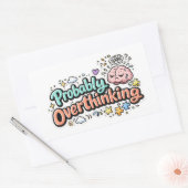 Probably Overthinking Sticker (Umschlag)