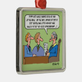 Probate Anwesen Lawyer Reading wird lustig Ornament Aus Metall (Rechts)