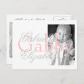 Probe 1 postkarte (Vorne/Hinten)