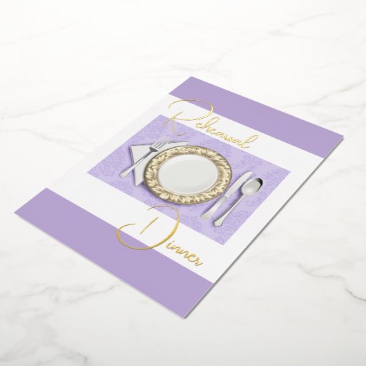 Probe Abendessen am Platz Rafaale Folieneinladung (Gedreht)