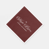 Probe Abendessen am Vorabend von Paper Napkin Serviette (Ecke)