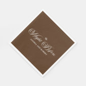 Probe Abendessen am Vorabend von Paper Napkin Serviette (Ecke)