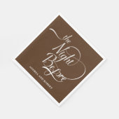 Probe Abendessen am Vorabend von Paper Napkin Serviette (Ecke)