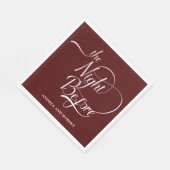 Probe Abendessen am Vorabend von Paper Napkin Serviette (Ecke)