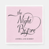 Probe Abendessen am Vorabend von Paper Napkin Serviette (Vorderseite)