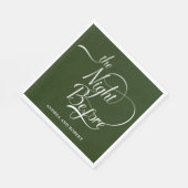 Probe Abendessen am Vorabend von Paper Napkin Serviette (Ecke)