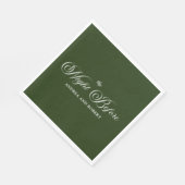 Probe Abendessen am Vorabend von Paper Napkin Serviette (Ecke)