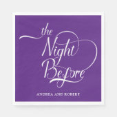 Probe Abendessen am Vorabend von Paper Napkin Serviette (Vorderseite)