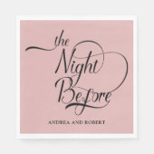 Probe Abendessen am Vorabend von Paper Napkin Serviette (Vorderseite)