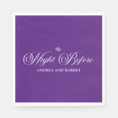 Probe Abendessen am Vorabend von Paper Napkin Serviette (Vorderseite)