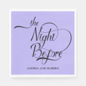 Probe Abendessen am Vorabend von Paper Napkin Serviette (Vorderseite)