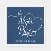 Probe Abendessen am Vorabend von Paper Napkin Serviette (Vorderseite)