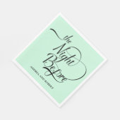 Probe Abendessen am Vorabend von Paper Napkin Serviette (Ecke)