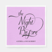 Probe Abendessen am Vorabend von Paper Napkin Serviette (Vorderseite)