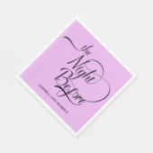 Probe Abendessen am Vorabend von Paper Napkin Serviette (Ecke)