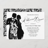 Probe Abendessen Coat und Krawatte Einladung (Vorne/Hinten)