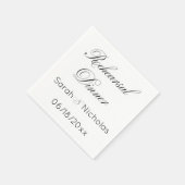 Probe Abendessen Cocktail Servietten personalisier (Ecke)