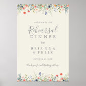 Probe-Abendessen der Radikalen Wildblume Poster (Vorne)