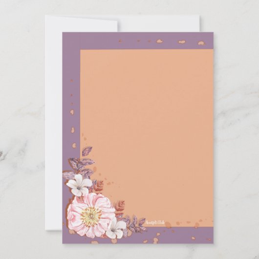 Probe Abendessen Einladung (Rückseite)