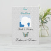 PROBE-ABENDESSEN-EINLADUNG EINLADUNG (Stehend Vorderseite)