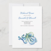 Probe Abendessen Einladung Küstenktopus (Vorderseite)