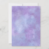 Probe Abendessen Frühling Hochzeit Wasserfarben Vi Einladung (Rückseite)