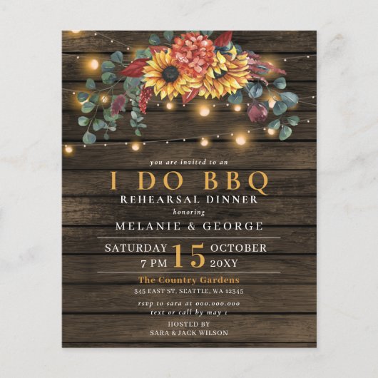 Probe-Abendessen mit Billardtischen Einladung (Vorderseite)