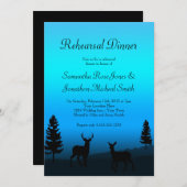 Probe Abendessen Natur Bergsee Einladung (Vorne/Hinten)