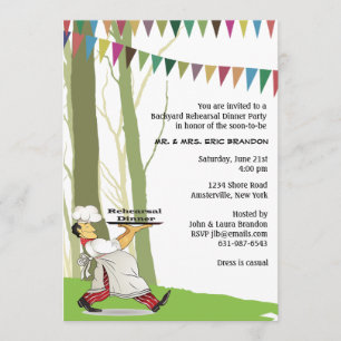 Probe Abendessen Party Einladung