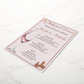 Probe Abendessen Toast, Blütenrot Folieneinladung (Gedreht)