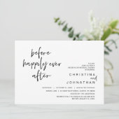 Probe Abendessen, vor glücklich je nach Invita Einladung (Stehend Vorderseite)