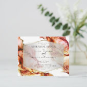 PROBE | Abstrakte Herbstfarben 4 Einladung (Stehend Vorderseite)