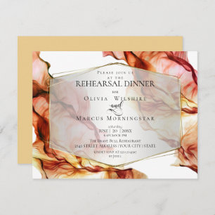 PROBE Abstrakte Herbstfarben (flüssig) 5 Einladung