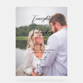 Probe Acrylschild (Vorderseite)