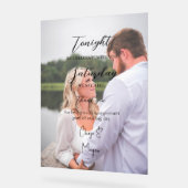 Probe Acrylschild (Winkel)