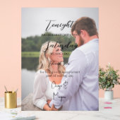 Probe Acrylschild (Hochzeit)