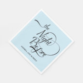 Probe am Abend vor der Hochzeit Serviette (Ecke)