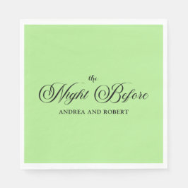 Probe am Abend vor der Hochzeit Serviette