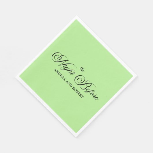 Probe am Abend vor der Hochzeit Serviette (Ecke)