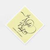 Probe am Abend vor der Hochzeit Serviette (Ecke)