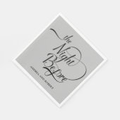 Probe am Abend vor der Hochzeit Serviette (Ecke)