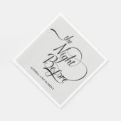 Probe am Abend vor der Hochzeit Serviette (Ecke)