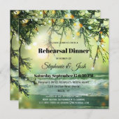 Probe am feinen Strand Einladung (Vorne/Hinten)