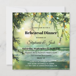 Probe am feinen Strand Einladung